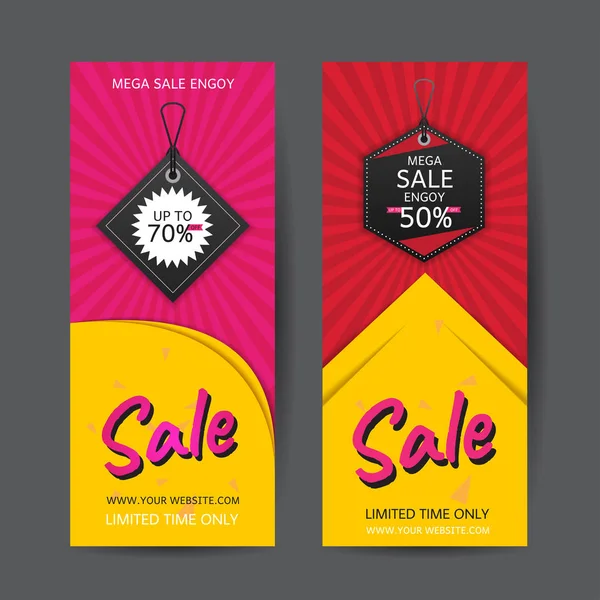 Black Friday Venda Posters Vetor Banner Venda Sexta Feira Preta — Vetor de Stock