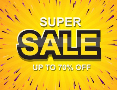 Satış posterler vektör. Özel fırsat illüstrasyon alışveriş