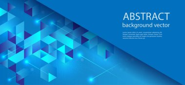 Vektör arka plan geometrik şekil teknoloji dijital Merhaba