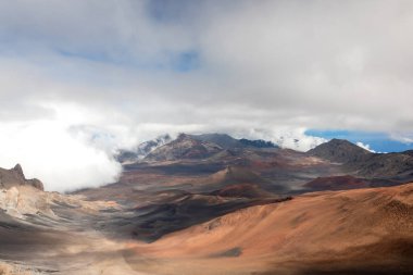 Haleakala kraterinin panoraması