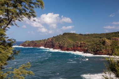 Maui adasında Honolua körfezi