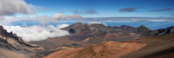 Panoráma a Haleakala-kráter — Stock Fotó