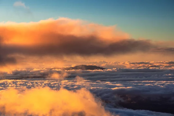 Pôr do sol no topo da Halekala — Fotografia de Stock