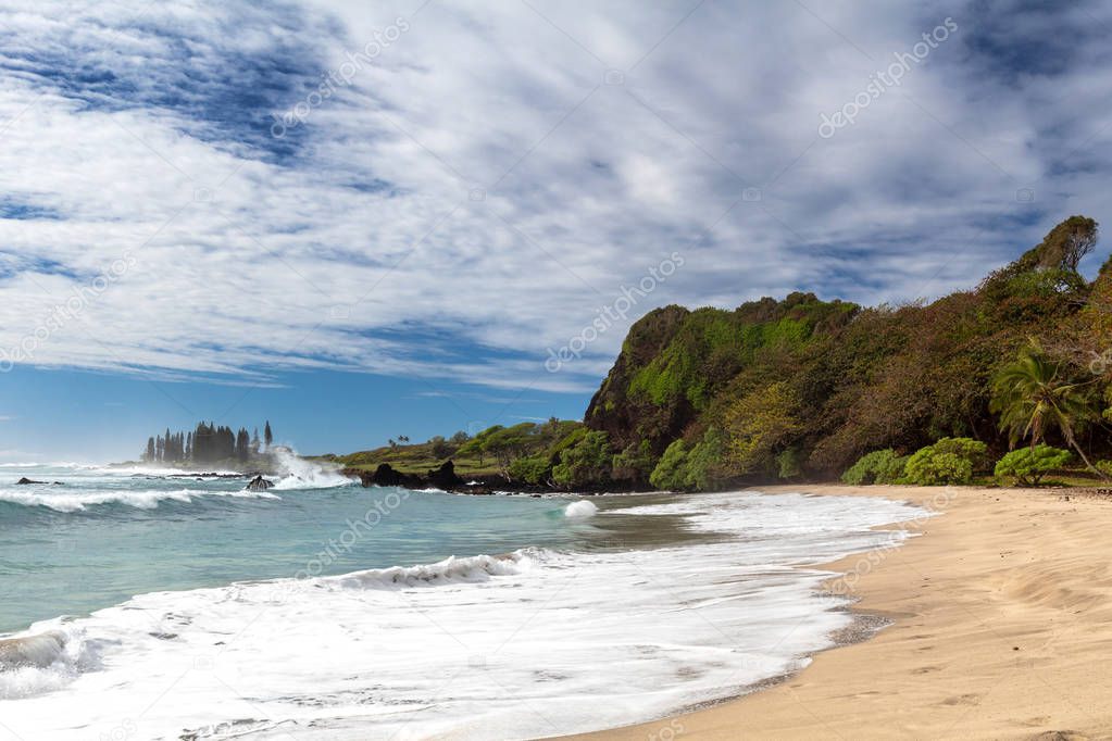 Beautiful Hamoa beach near Hana