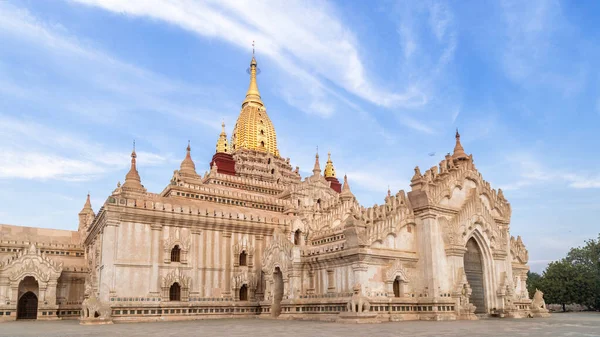 Antik Ananda Tapınağı Sabah Işığında Bagan Myanmar — Stok fotoğraf