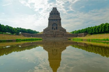 Leipzig, Almanya (Das Voelkerschlachtdenkmal) Milletler Muharebesi Anıtı