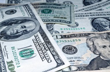 Arka plan olarak Amerikan Doları düzenlendiği