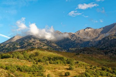 Dağlar ve çayırlar Adası Crete, Yunanistan