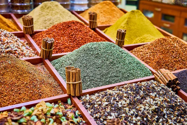 Spices on oriental market.