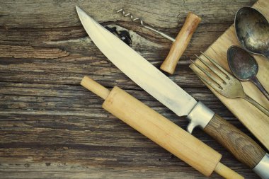 Vintage mutfak malzemesi