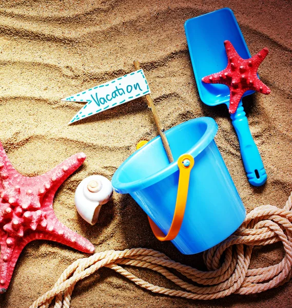 Vértes Kilátás Nyílik Starfishes Strand Kiegészítőket Homok — Stock Fotó