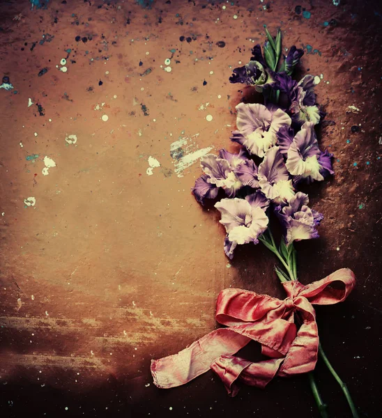 Дивовижні Квіти Листям Травами — стокове фото