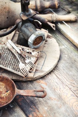 Vintage mutfak malzemesi