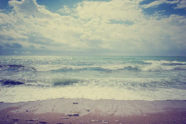 Scenic View Beautiful Rocky Beach Sea — Stock Photo, Image