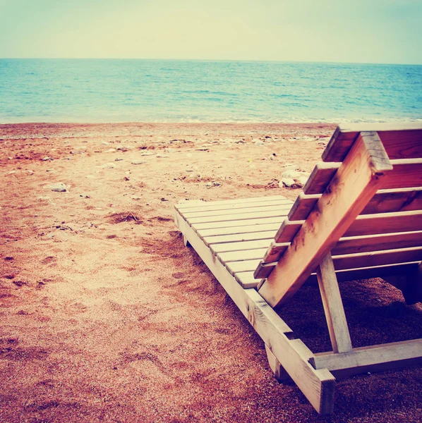 해변에서의 라운지 — 스톡 사진