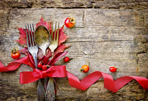 木製の背景に感謝祭の日の概念 — ストック写真