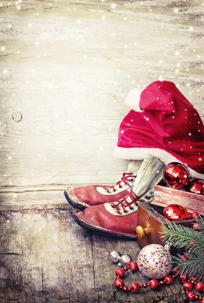 Csodálatos Karácsonyi Díszek Holiday Dekorációk Koncepció — Stock Fotó