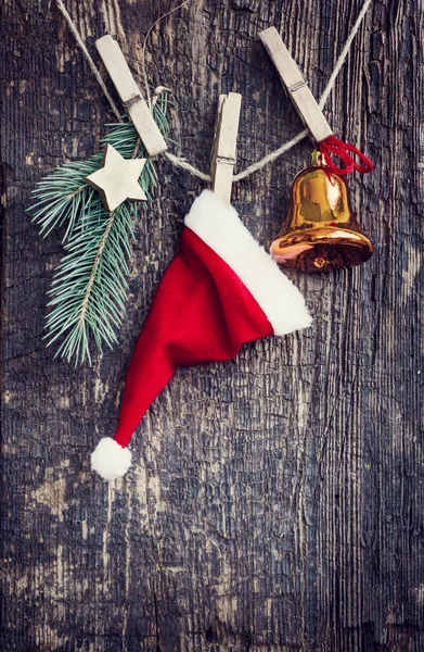 Fantastiska Juldekorationer Holiday Dekorationer Koncept — Stockfoto