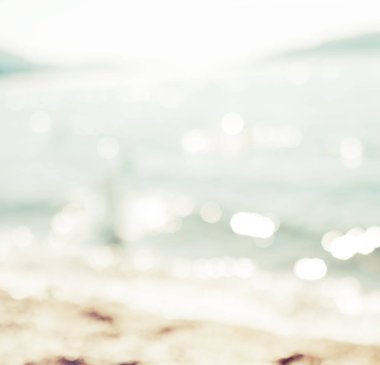 Soyut titreşen deniz suyu Beach, yaz tatil arka plan