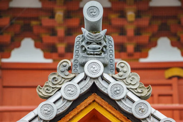 日本寺庙屋顶 — 图库照片