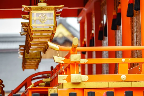 Linternas japonesas del templo — Foto de Stock