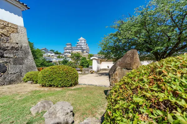 Himeji castelo e jardim — Fotografia de Stock