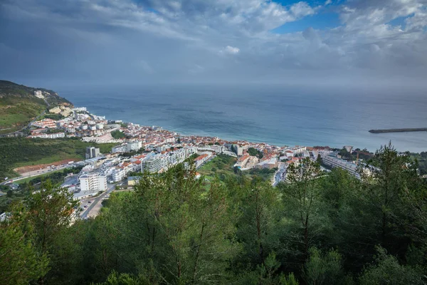 Sesimbra top view — Stockfoto