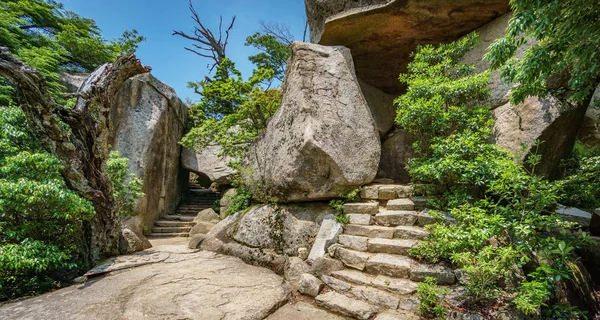 Pista a la cima de la isla de Miyajima —  Fotos de Stock