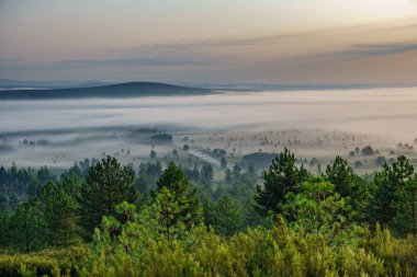 Ateşgeçirmez ile ülkede sisli gündoğumu