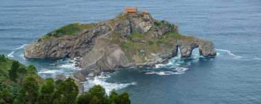 San Juan de Gaztelugatxe adacık, üstten görünüm