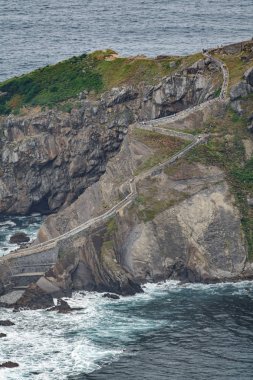 San juan de Gaztelugatxe zigzag stairs
