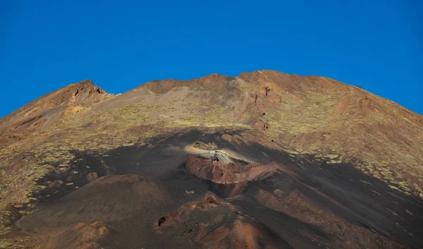 Gros plan du cratère volcanique Pico Viejo avec lave — Photo