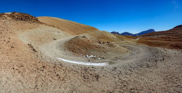 Ogromny panorama w Tenerife wulkaniczny krajobraz — Zdjęcie stockowe