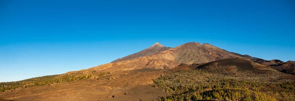 Soumrak čas panorama s sopky Teide a Pico viejo — Stock fotografie