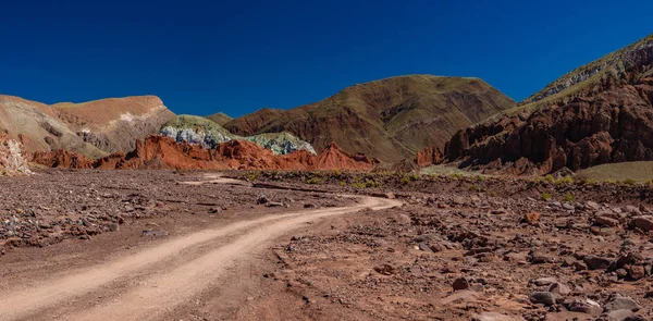 GigaPan van regenboog vallei in Atacama Desert, Chili — Stockfoto