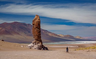 Stone formation Pacana Monks in Atacama Desert clipart