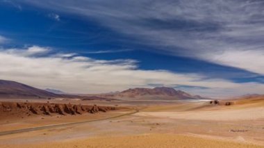 Pacana rahipler atacama düz ve salar timelapse