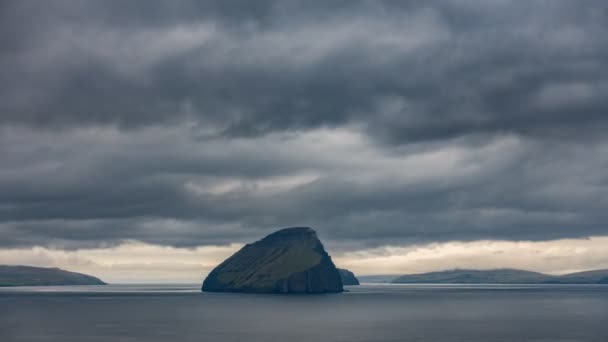 Caducidad del paisaje en las Islas Feroe — Vídeos de Stock