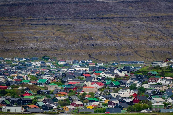 Torshavn house roofs, capital of Faroe Islands — Stock Photo, Image