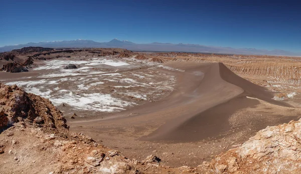 Velké duny a Mars Valley v Atacamě — Stock fotografie