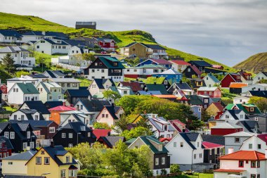 Faroe Adaları mahalle ile Hillside, uzun atış