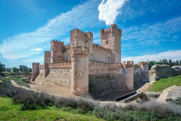 Castillo de la Mota em Medina del Campo, Castela, Espanha — Fotografia de Stock