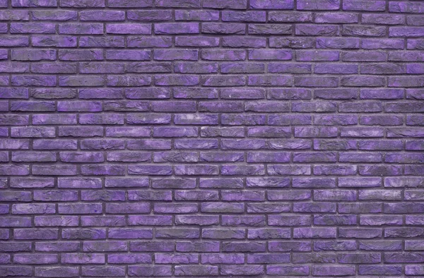 紫のレンガの壁の背景 紫レンガ パターン テクスチャ — ストック写真