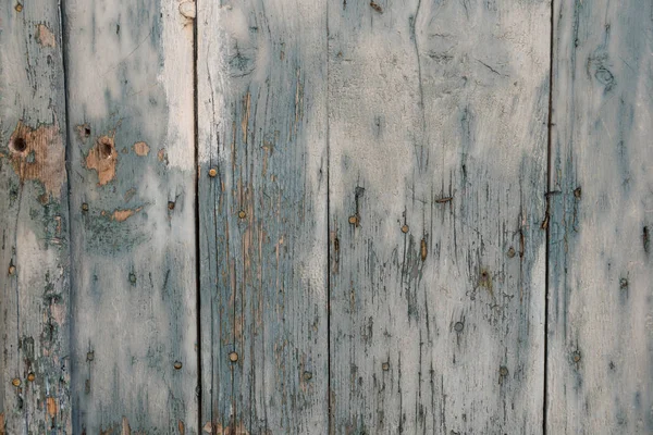 Vecchio Invecchiato Muro Legno Blu Come Sfondo Carta Parati — Foto Stock