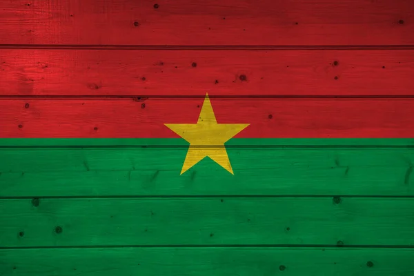 Bandeira Burundi Sobre Fundo Madeira Superfície Parede Madeira Pranchas Bandeira — Fotografia de Stock