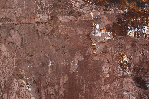 doku eski metal rust, benekli kahverengi, yakın çekim