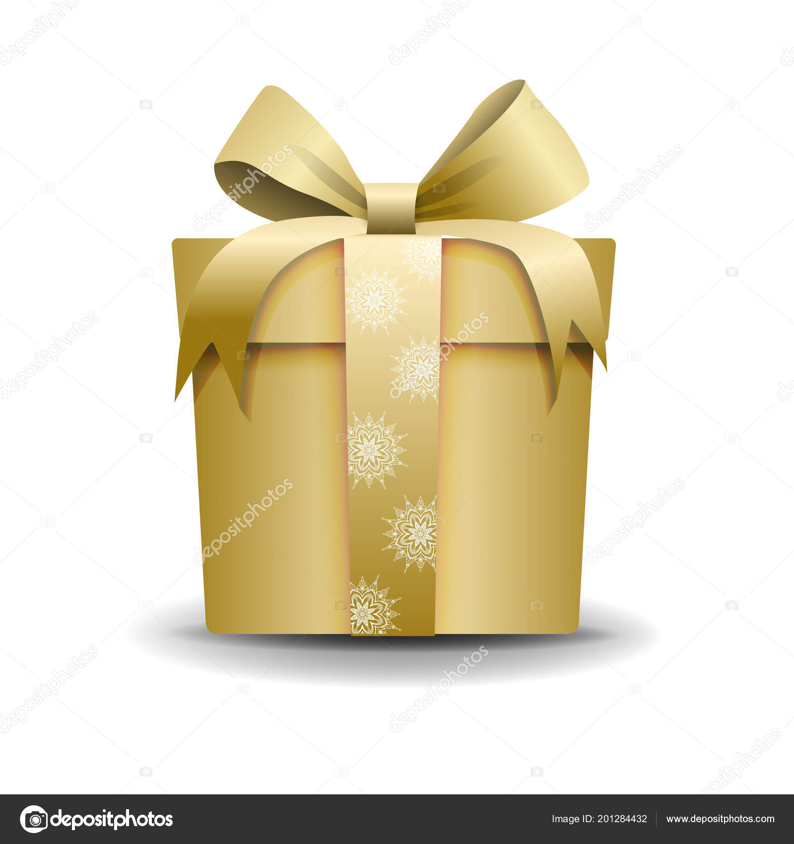 golden gift box gold