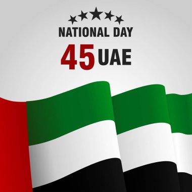 Birleşik Arap Emirlikleri (BAE). Ulusal günü kutlama. Vektör çizim. 2 Aralık tarihinde, ruh Birliği'nin.