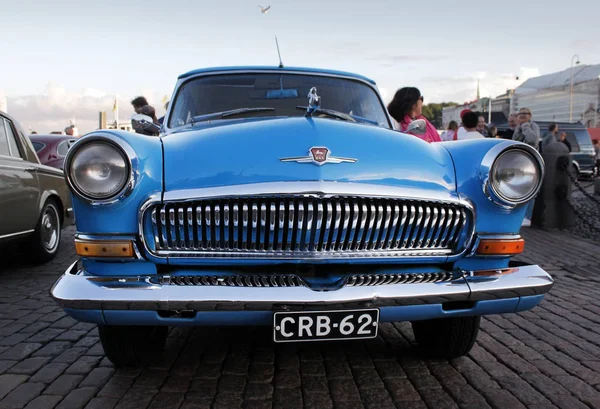 Helsinki Finlande Août 2017 Helsinki Cruising Night Retro Cars Show — Photo