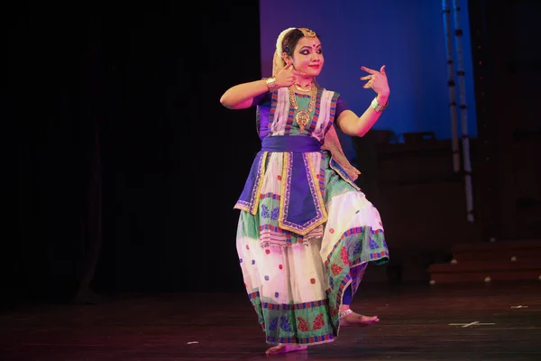 Bengaluru India April 6Th Sattriya Artist Performs April 2019 Seva — Stock Photo, Image